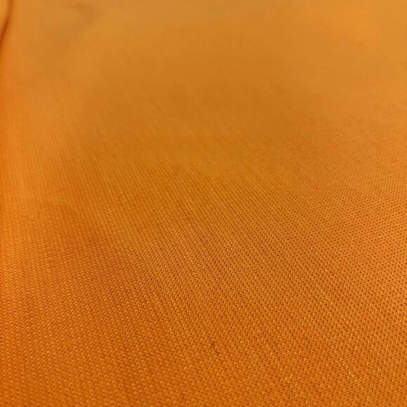 Vintage Fabric 3 Yards Orange Yellow Poly Solid Stretch Heavyweight 68 in width - Picture 4 of 7